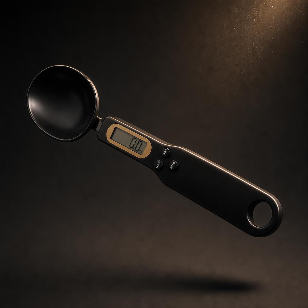 GramSpoon – Cuchara Medidora Digital con Báscula Integrada, Precisión 0,1g